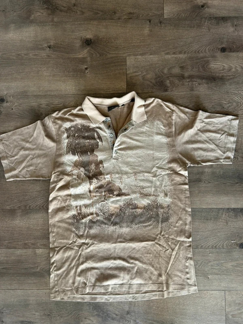 bobby jones vintage golfer polo shirt size L